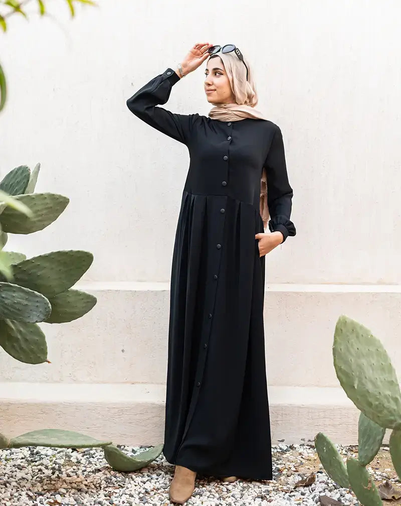 Casual Abaya with buttons