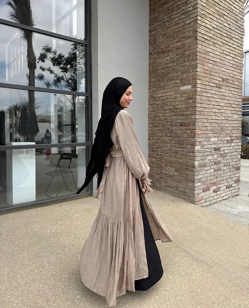 New linen Flowy Cardigan
