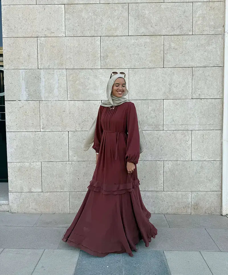 Flowy chiffon dress