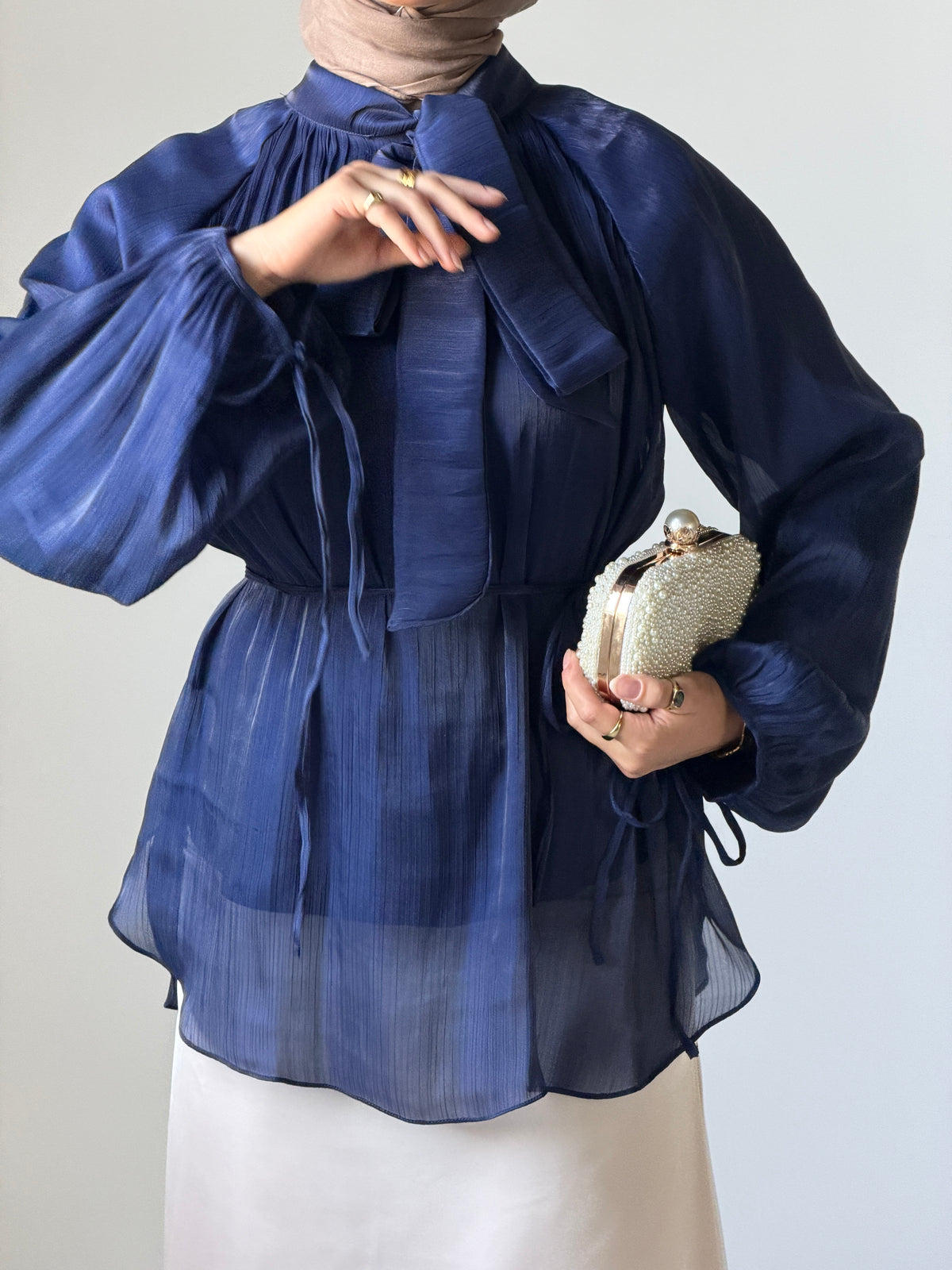 Cloudy Soirée Blouse