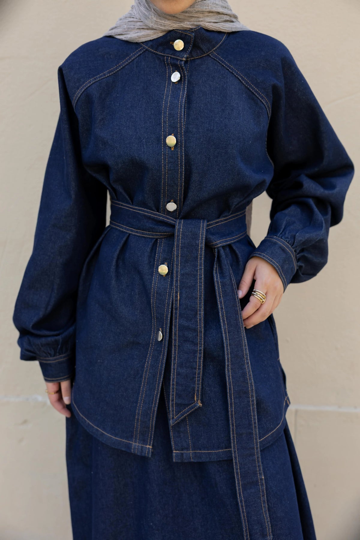 Denim Elegance Set