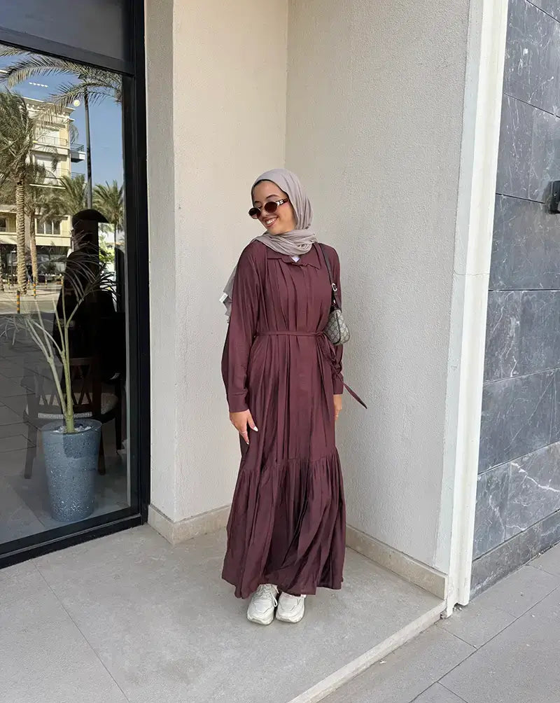 Everyday Modest Linen Dress