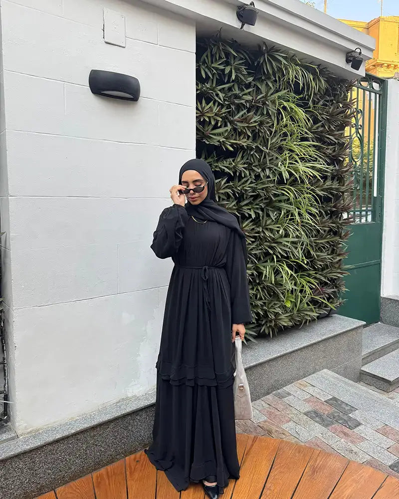 Flowy chiffon dress