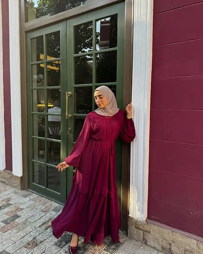 Flowy chiffon dress