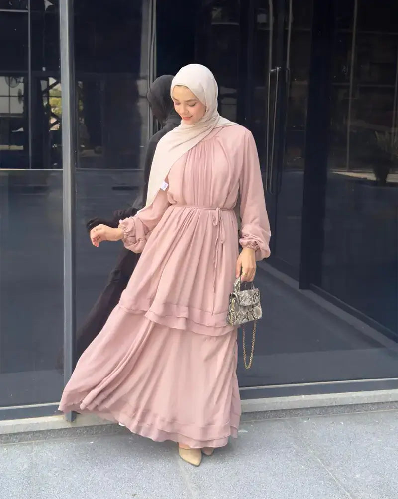 Flowy chiffon dress