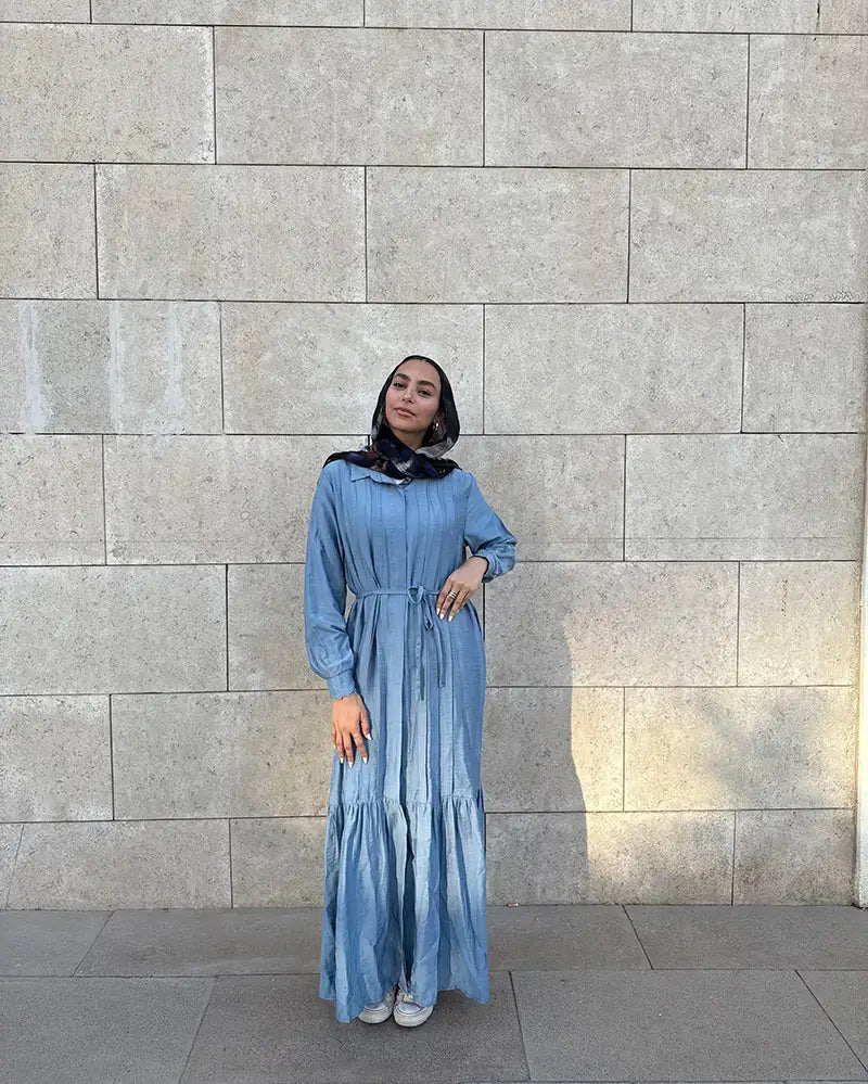 Everyday Modest Linen Dress