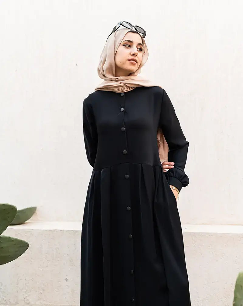 Casual Abaya with buttons