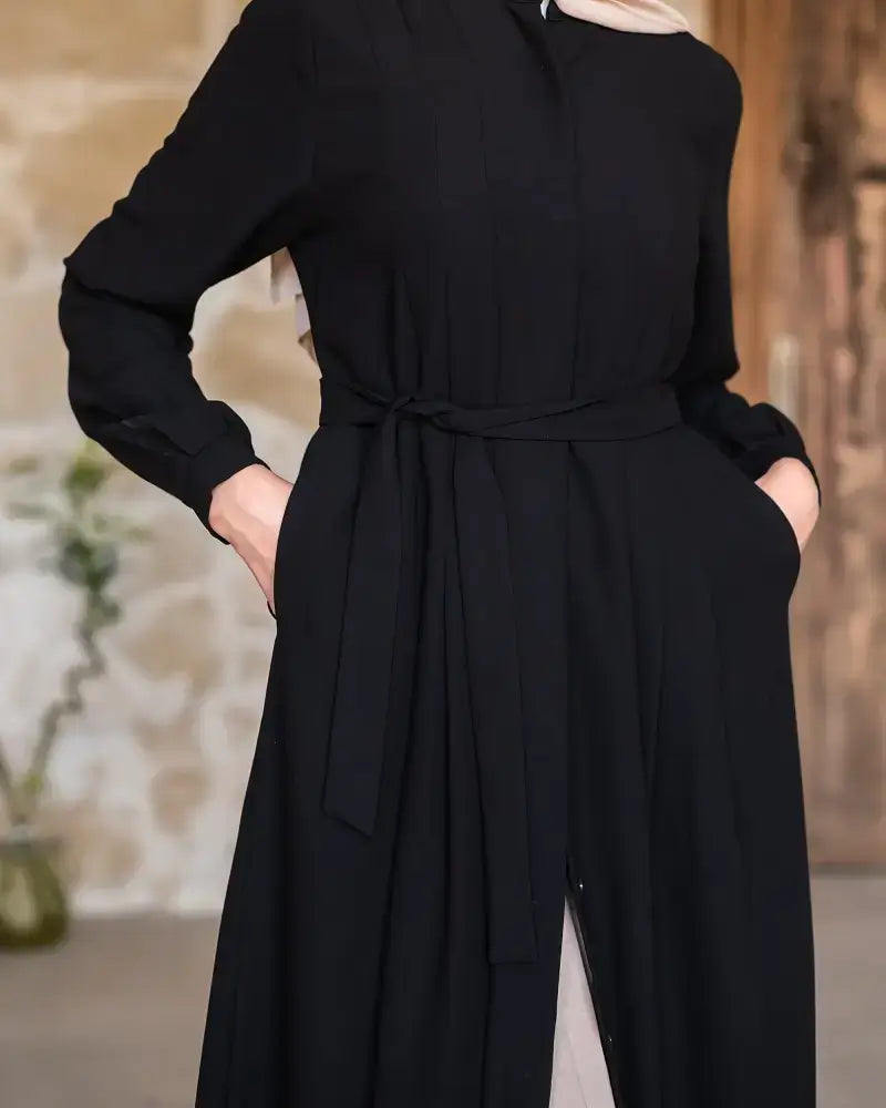 Double Cloche Abaya with Pockets