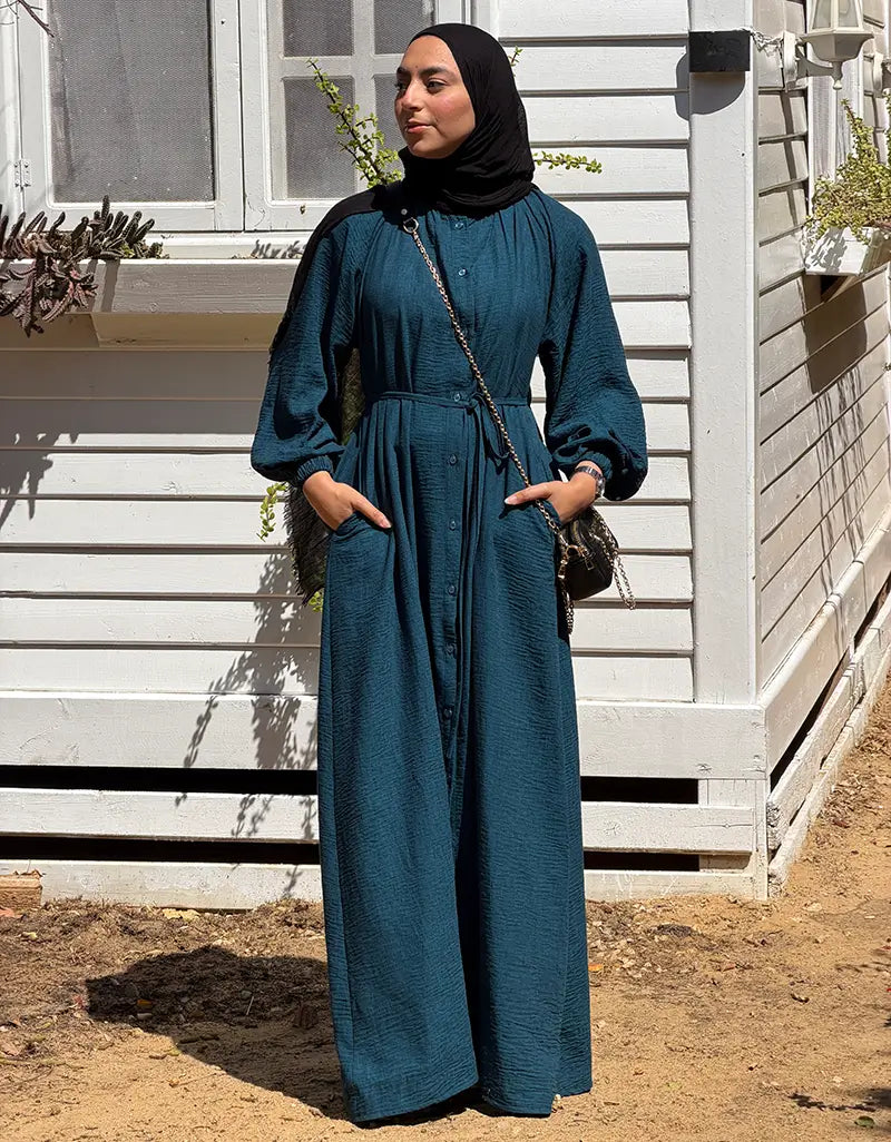 Linen Shirt Dress