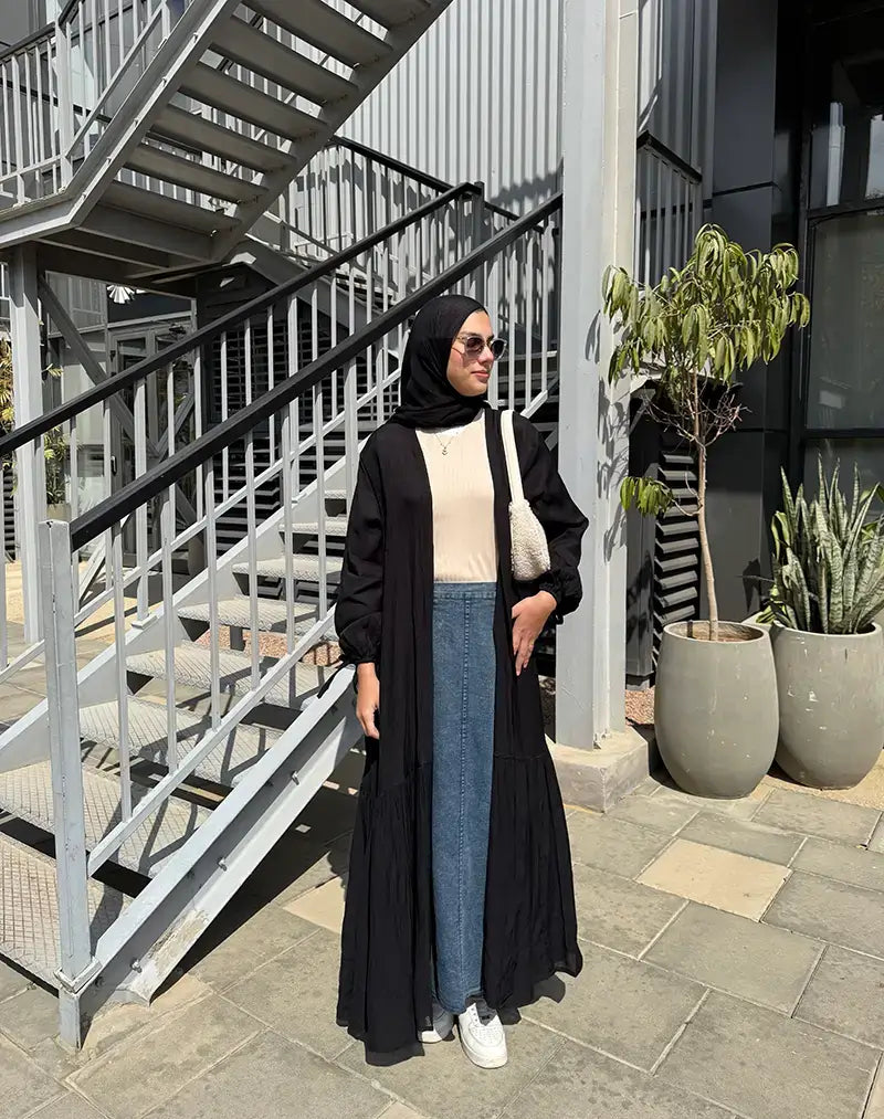 New linen Flowy Cardigan