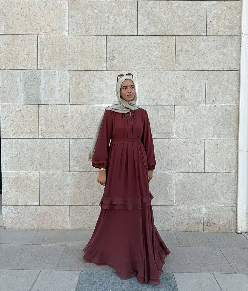 Flowy chiffon dress