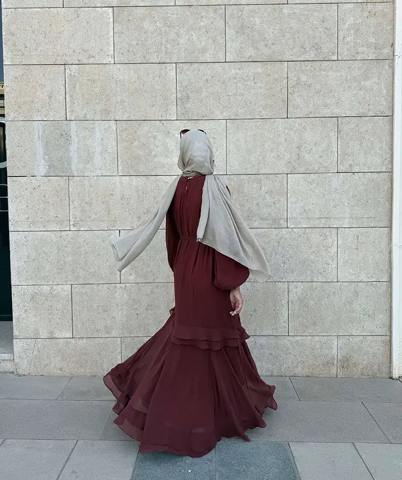 Flowy chiffon dress