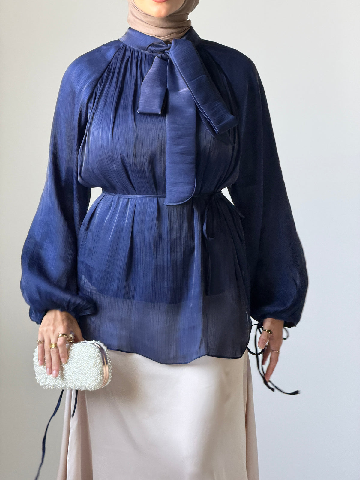 Cloudy Soirée Blouse