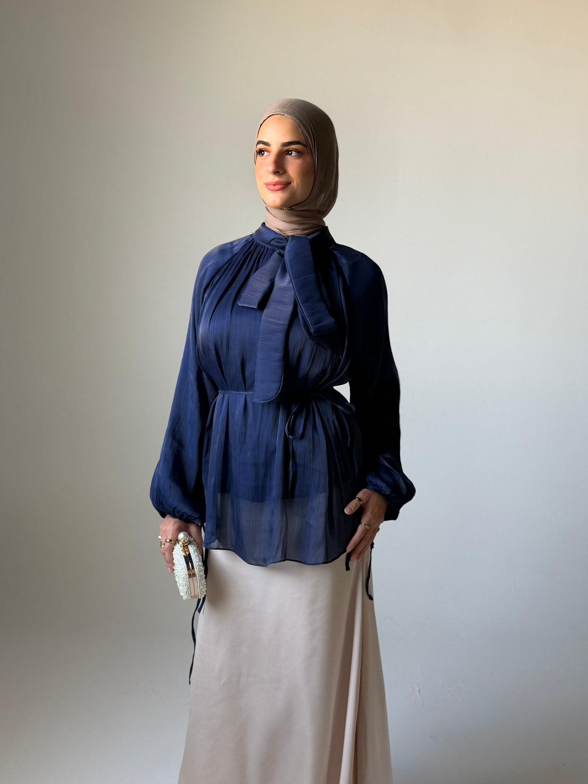Cloudy Soirée Blouse
