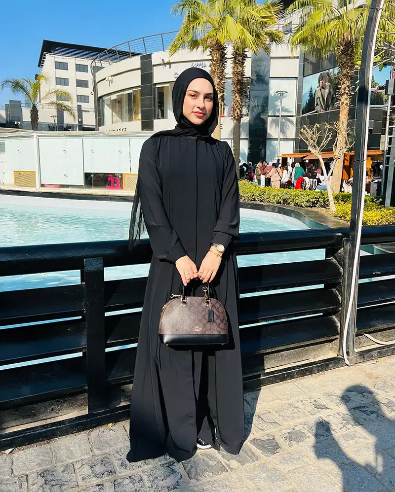 Double Cloche Abaya with Pockets
