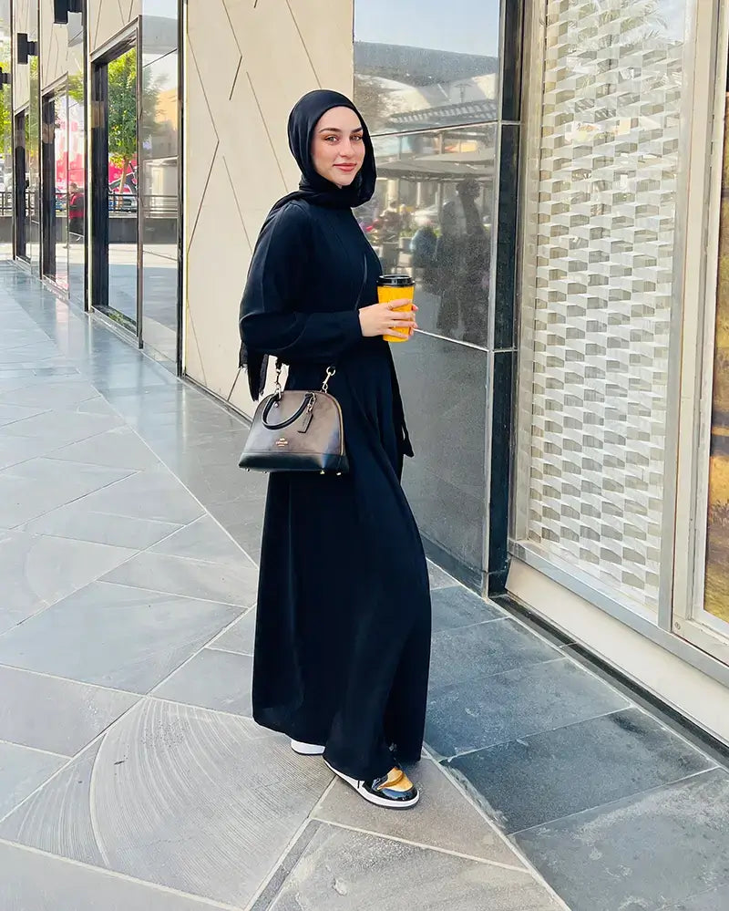 Double Cloche Abaya with Pockets