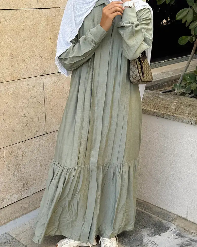 Everyday Modest Linen Dress
