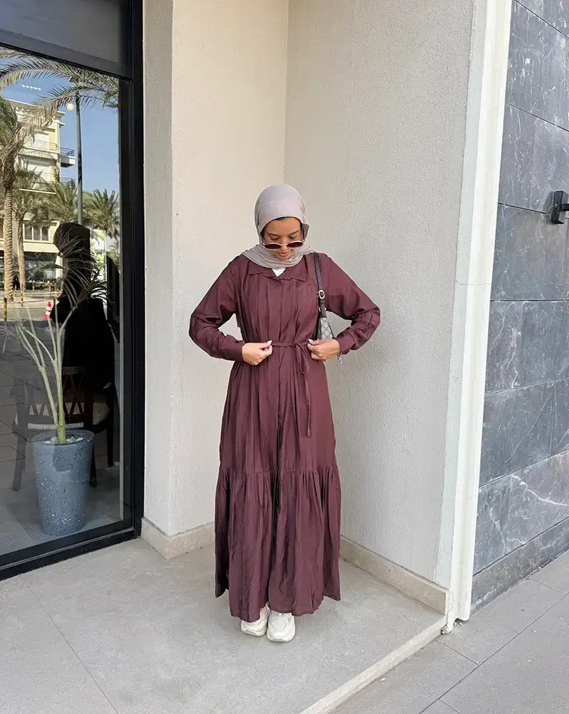 Everyday Modest Linen Dress