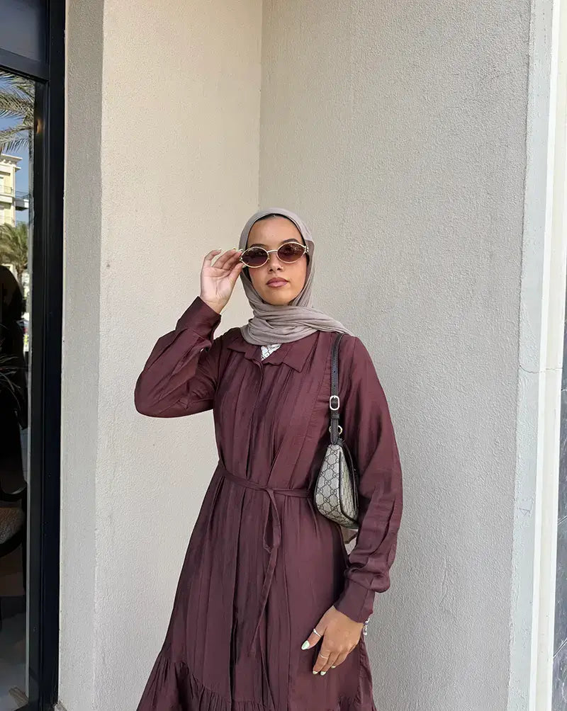 Everyday Modest Linen Dress
