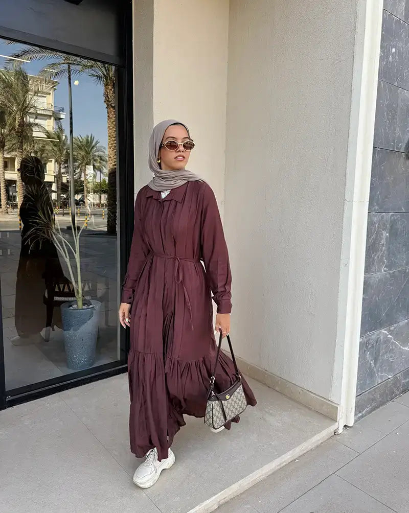 Everyday Modest Linen Dress