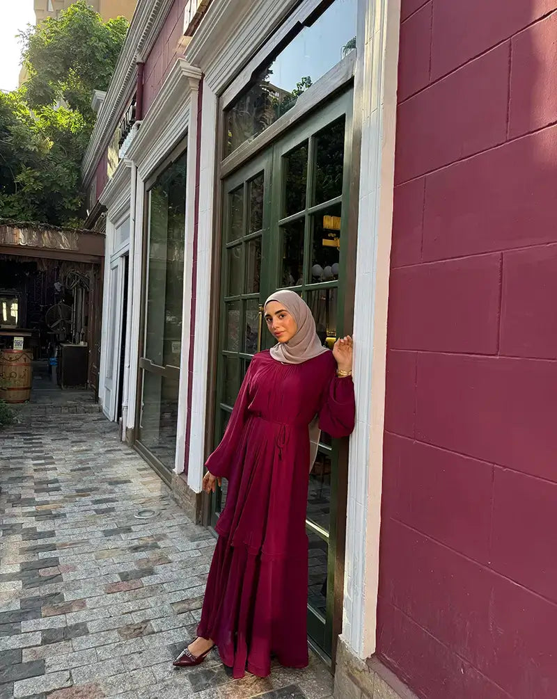 Flowy chiffon dress
