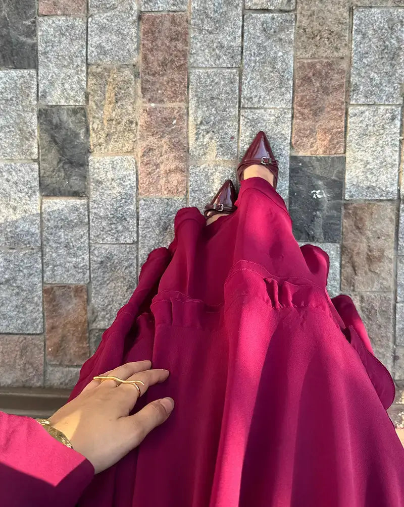 Flowy chiffon dress