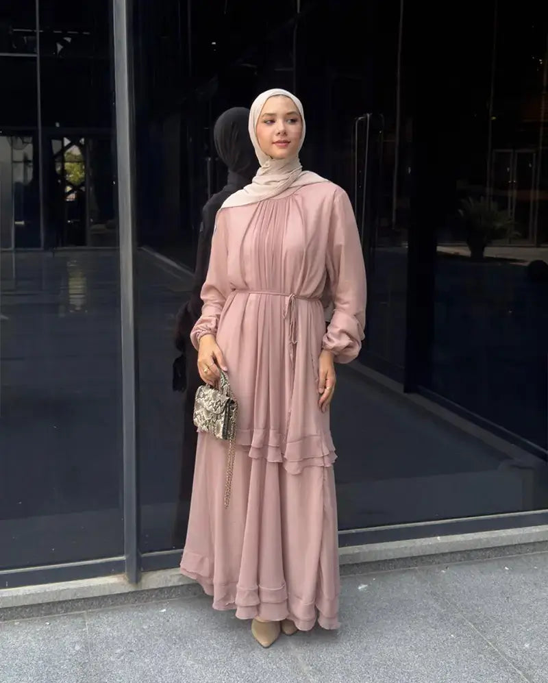 Flowy chiffon dress