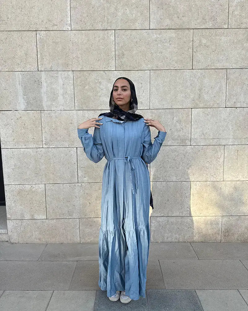 Everyday Modest Linen Dress