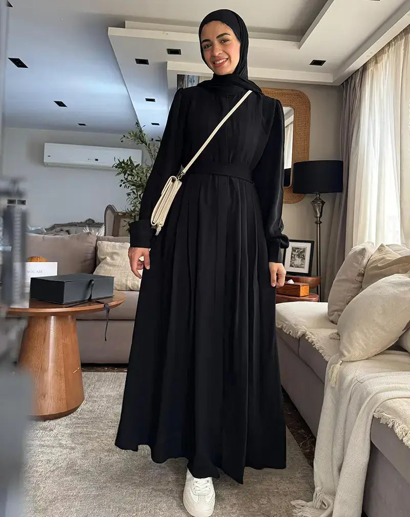 Double Cloche Abaya with Pockets