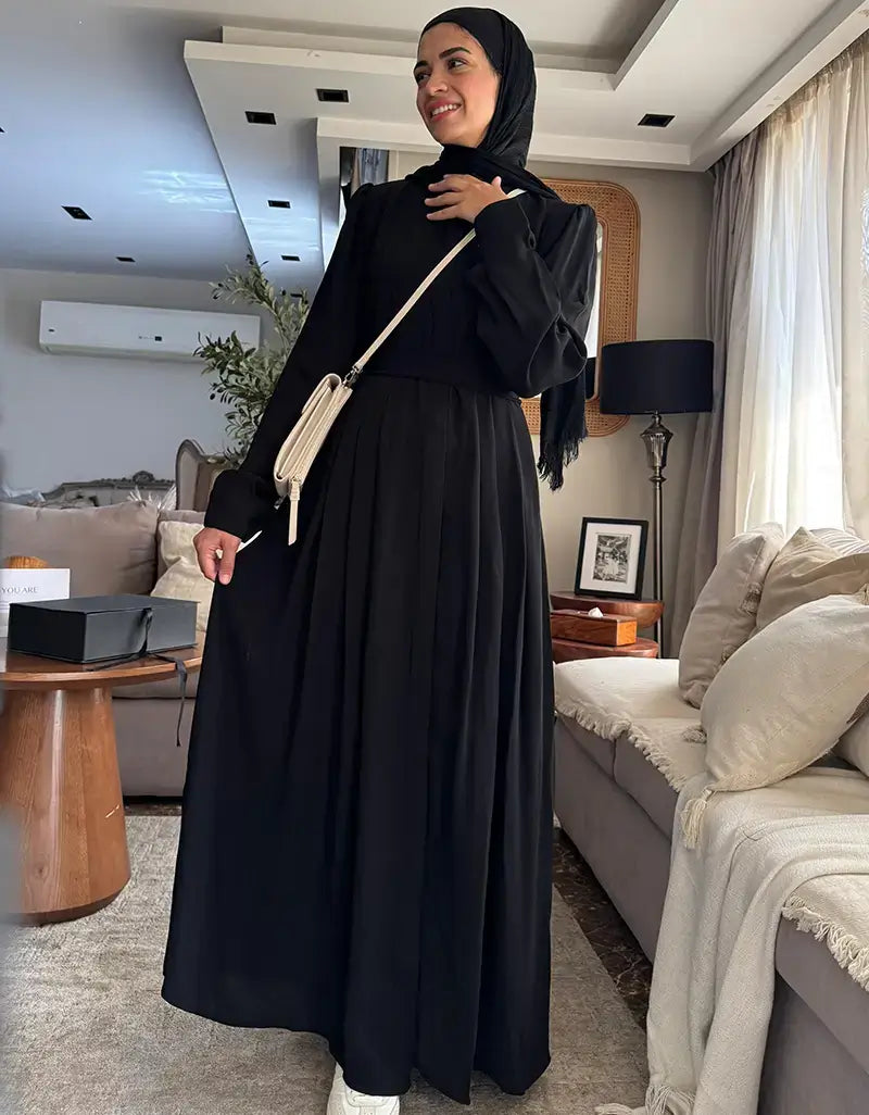 Double Cloche Abaya with Pockets